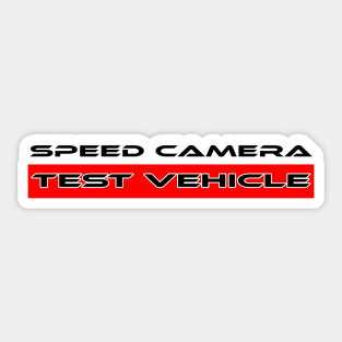 Speed camera tester, speed camera Sticker